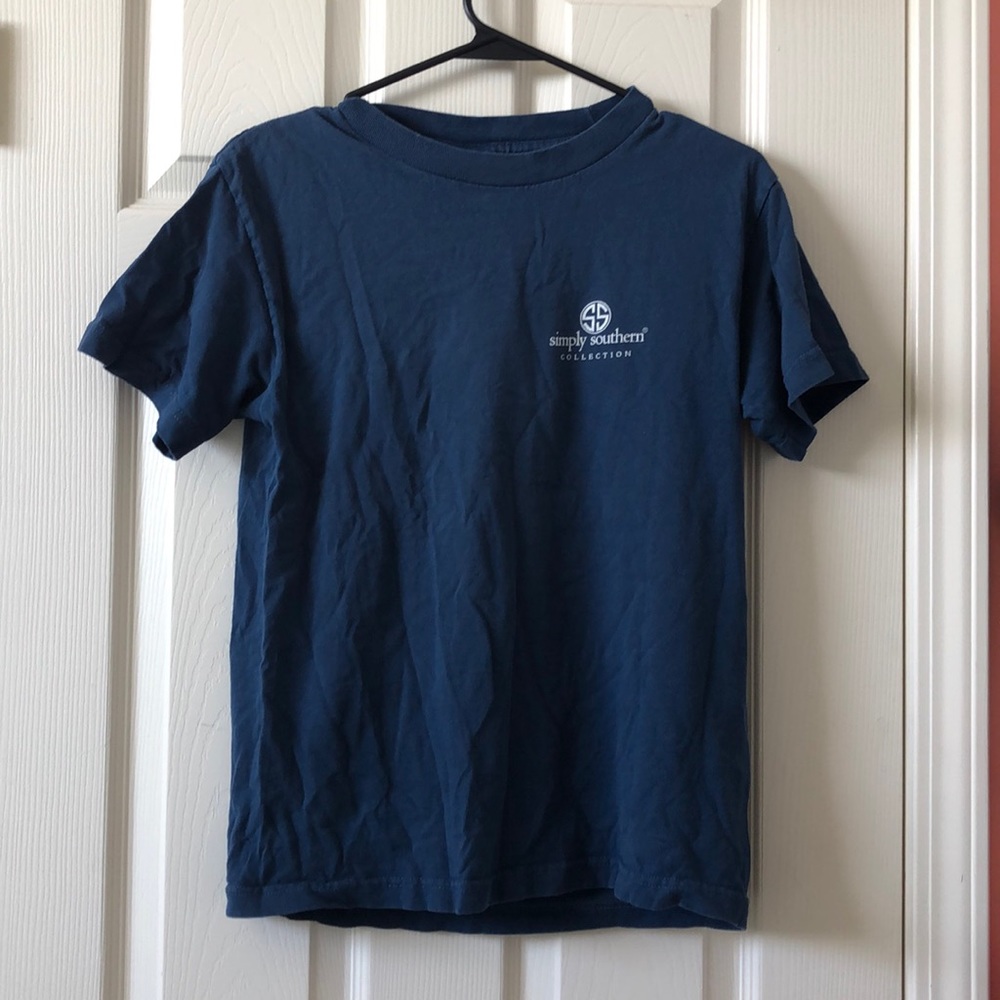 Navy blue simply southern tee shirt